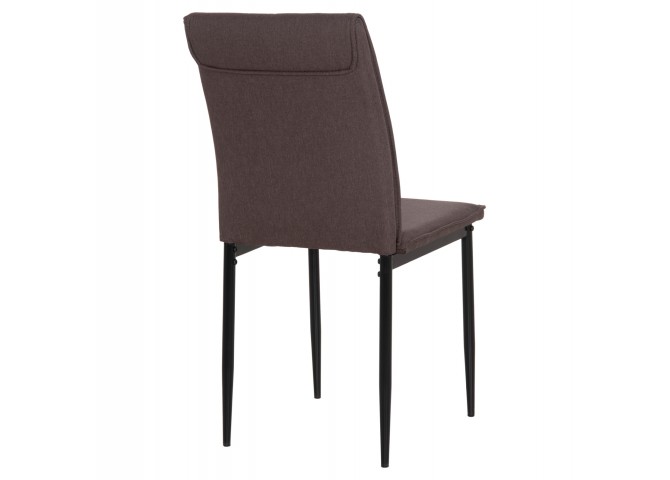 ΚΑΡΕΚΛΑ ΤΡΑΠΕΖΑΡΙΑΣ PERKY HM18347.03 ΚΑΦΕ ΥΦΑΣΜΑ-ΜΕΤΑΛ. ΠΟΔΙΑ ΜΑΥΡΑ 42x58x89,5Υεκ