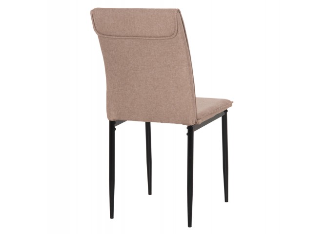 ΚΑΡΕΚΛΑ ΤΡΑΠΕΖΑΡΙΑΣ PERKY HM18347.04 ΜΠΕΖ ΥΦΑΣΜΑ-ΜΕΤΑΛ. ΠΟΔΙΑ ΜΑΥΡΑ 42x58x89,5Υεκ
