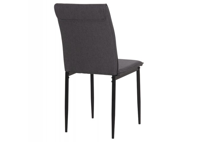 ΚΑΡΕΚΛΑ ΤΡΑΠΕΖΑΡΙΑΣ PERKY HM18347.01 ΓΚΡΙ ΥΦΑΣΜΑ-ΜΕΤΑΛ. ΠΟΔΙΑ ΜΑΥΡΑ 42x58x89,5Υεκ