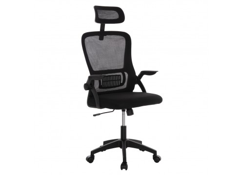 ΚΑΡΕΚΛΑ ΓΡΑΦΕΙΟΥ BLAZER HM1205.01 ΜΑΥΡΟ MESH-ΜΑΥΡΟΣ ΣΚΕΛΕΤΟΣ NYLON 60,5x47x85,5Υεκ.