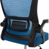 ΚΑΡΕΚΛΑ ΓΡΑΦΕΙΟΥ BLAZER HM1205.03 ΜΠΛΕ MESH-ΜΑΥΡΟΣ ΣΚΕΛΕΤΟΣ NYLON 60,5x47x85,5Υεκ.