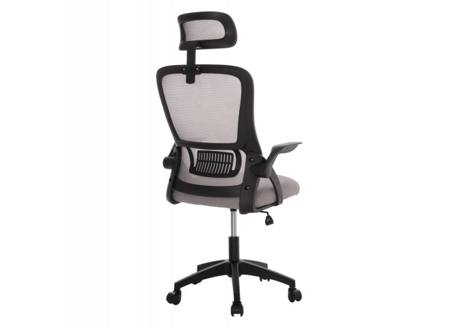 ΚΑΡΕΚΛΑ ΓΡΑΦΕΙΟΥ BLAZER HM1205.05 ΓΚΡΙ MESH-ΜΑΥΡΟΣ ΣΚΕΛΕΤΟΣ NYLON 60,5x47x85,5Υεκ.