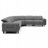 ΓΩΝΙΑΚΟΣ ΚΑΝΑΠΕΣ ΜΕ RECLINE ORACLE HM3290.01 ΓΚΡΙ ΥΦΑΣΜΑ 293x293x98Υεκ.