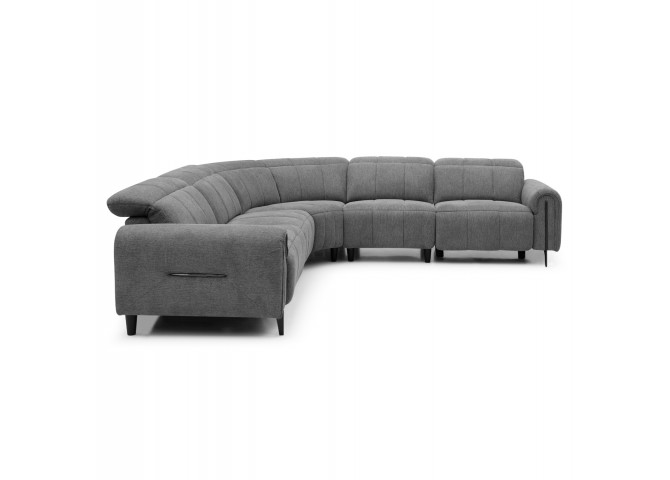 ΓΩΝΙΑΚΟΣ ΚΑΝΑΠΕΣ ΜΕ RECLINE ORACLE HM3290.01 ΓΚΡΙ ΥΦΑΣΜΑ 293x293x98Υεκ.