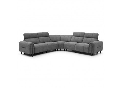 ΓΩΝΙΑΚΟΣ ΚΑΝΑΠΕΣ ΜΕ RECLINE ORACLE HM3290.01 ΓΚΡΙ ΥΦΑΣΜΑ 293x293x98Υεκ.