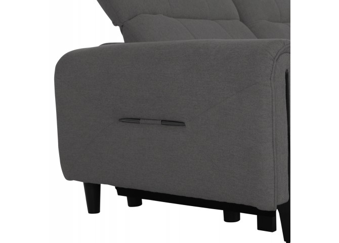 ΓΩΝΙΑΚΟΣ ΚΑΝΑΠΕΣ ΜΕ RECLINE ORACLE HM3290.01 ΓΚΡΙ ΥΦΑΣΜΑ 293x293x98Υεκ.