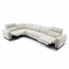 ΓΩΝΙΑΚΟΣ ΚΑΝΑΠΕΣ ΜΕ RECLINE ORACLE HM3290.02 ΜΠΕΖ ΥΦΑΣΜΑ 293x293x98Υεκ.