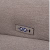 ΓΩΝΙΑΚΟΣ ΚΑΝΑΠΕΣ ΜΕ RECLINE ORACLE HM3290.02 ΜΠΕΖ ΥΦΑΣΜΑ 293x293x98Υεκ.