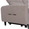 ΓΩΝΙΑΚΟΣ ΚΑΝΑΠΕΣ ΜΕ RECLINE ORACLE HM3290.02 ΜΠΕΖ ΥΦΑΣΜΑ 293x293x98Υεκ.