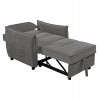 ΠΟΛΥΘΡΟΝΑ-ΚΡΕΒΑΤΙ ORYN HM3307.01 ΓΚΡΙ ΥΦΑΣΜΑ 89x85x84Υεκ.