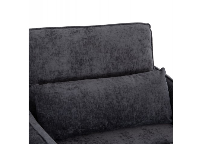 ΠΟΛΥΘΡΟΝΑ-ΚΡΕΒΑΤΙ ORYN HM3307.01 ΓΚΡΙ ΥΦΑΣΜΑ 89x85x84Υεκ.