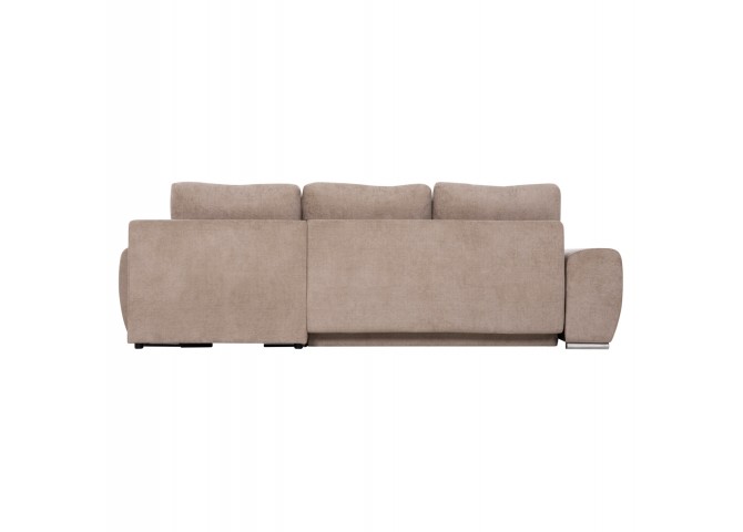 ΚΑΝΑΠΕΣ ΚΡΕΒΑΤΙ ΔΕΞΙΑ ΓΩΝΙΑ COMFYRA HM3336.03R ΜΠΕΖ ΥΦΑΣΜΑ 270x181x75Υεκ