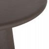 ΤΡΑΠΕΖΙ ΤΡΑΠΕΖΑΡΙΑΣ ΣΤΡΟΓΓΥΛΟ NAYU HM6583.01 ΓΚΡΙ FIBER CEMENT Φ120x75Υεκ