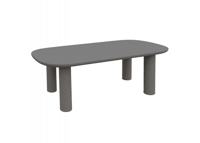 ΤΡΑΠΕΖΙ ΤΡΑΠΕΖΑΡΙΑΣ KIORA HM6597.01 ΓΚΡΙ FIBER CEMENT 200x100x75Υεκ