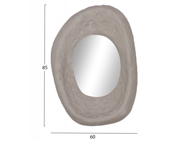 ΚΑΘΡΕΠΤΗΣ ΤΟΙΧΟΥ RIFFE HM4695.03 FIBER CEMENT ΓΚΡΙ 60x13x85Υεκ.