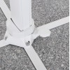 ΟΜΠΡΕΛΑ ΜΕ ΒΑΣΗ ΣΕΙΡΑ CANNOPY (flower) HM21286.02 ΑΛΟΥΜΙΝΙΟ-ΓΡΑΝΙΤΗΣ-ΛΕΥΚΟ 2,38x2,2μ