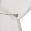 ΟΜΠΡΕΛΑ ΜΕ ΒΑΣΗ ΣΕΙΡΑ CANNOPY (flower) HM21286.02 ΑΛΟΥΜΙΝΙΟ-ΓΡΑΝΙΤΗΣ-ΛΕΥΚΟ 2,38x2,2μ