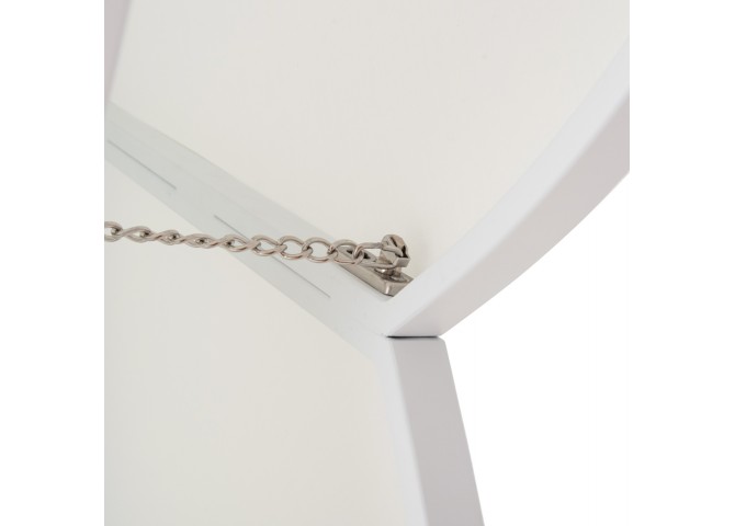 ΟΜΠΡΕΛΑ ΜΕ ΒΑΣΗ ΣΕΙΡΑ CANNOPY (flower) HM21286.02 ΑΛΟΥΜΙΝΙΟ-ΓΡΑΝΙΤΗΣ-ΛΕΥΚΟ 2,38x2,2μ