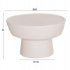 ΤΡΑΠΕΖΙ ΣΑΛΟΝΙΟΥ PIRSON HM18155.02 FIBER CEMENT ΣΕ ΛΕΥΚΟ--Φ60x36Υεκ.