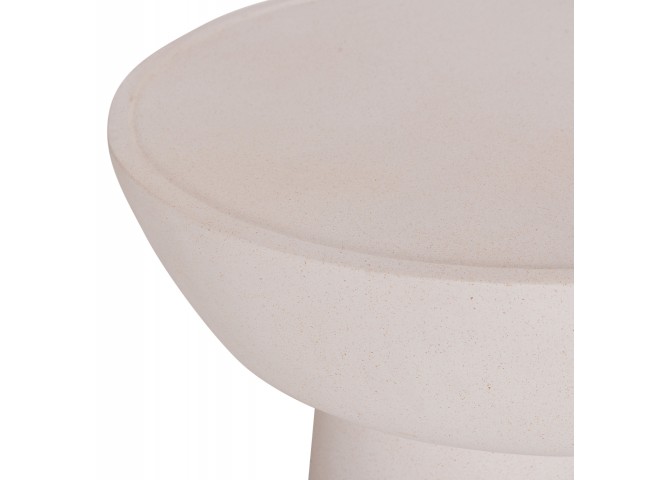 ΤΡΑΠΕΖΙ ΣΑΛΟΝΙΟΥ PIRSON HM18155.02 FIBER CEMENT ΣΕ ΛΕΥΚΟ--Φ60x36Υεκ.