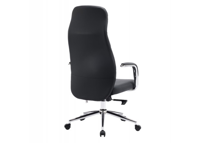 ΚΑΡΕΚΛΑ ΓΡΑΦΕΙΟΥ TEETER HM18355.01 ΜΑΥΡΟ PU ΔΕΡΜΑ--ΒΑΣΗ ΧΡΩΜΙΟΥ 67x66x121Υεκ