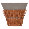 ΤΡΑΠΕΖΙ ΒΟΗΘΗΤΙΚΟ PERRAL HM18164.03S FIBER CEMENT ΓΚΡΙ-ΦΥΣΙΚΟ RATTAN--Φ42x36Υεκ