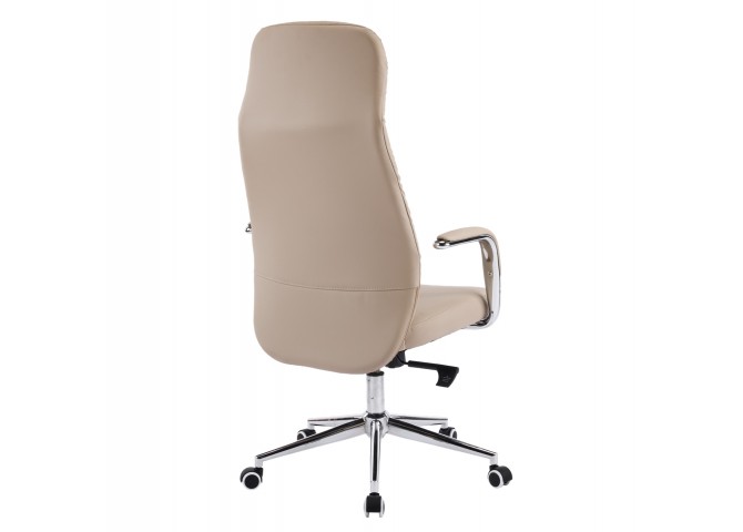 ΚΑΡΕΚΛΑ ΓΡΑΦΕΙΟΥ TEETER HM18355.02 ΜΠΕΖ PU ΔΕΡΜΑ--ΒΑΣΗ ΧΡΩΜΙΟΥ 67x66x121Υεκ