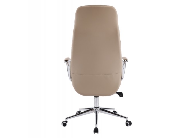 ΚΑΡΕΚΛΑ ΓΡΑΦΕΙΟΥ TEETER HM18355.02 ΜΠΕΖ PU ΔΕΡΜΑ--ΒΑΣΗ ΧΡΩΜΙΟΥ 67x66x121Υεκ