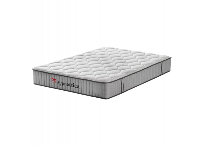 ΣΤΡΩΜΑ ΥΠΕΡΔΙΠΛΟ HYPNOTTICA HM748.06 POCKET SPRINGS--ΛΕΥΚΟ 160x200x25Υεκ.