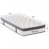 ΣΤΡΩΜΑ ΗΜΙΔΙΠΛΟ SILENTIUM HM749.02 POCKET SPRINGS--ΛΕΥΚΟ 120x200x30Υεκ.