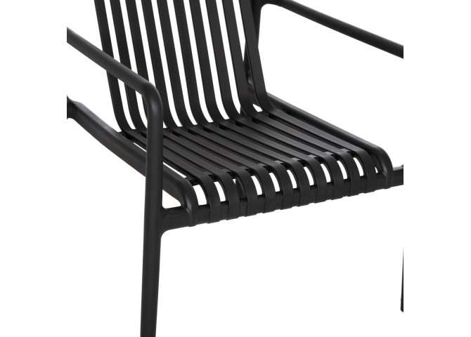 ΠΟΛΥΘΡΟΝΑ LOUNGE ΕΞΩΤ.ΧΩΡΟΥ MALEN HM6626.02 ΜΑΥΡΟ ΠΟΛΥΠΡΟΠΥΛΕΝΙΟ 66x77x76Υεκ