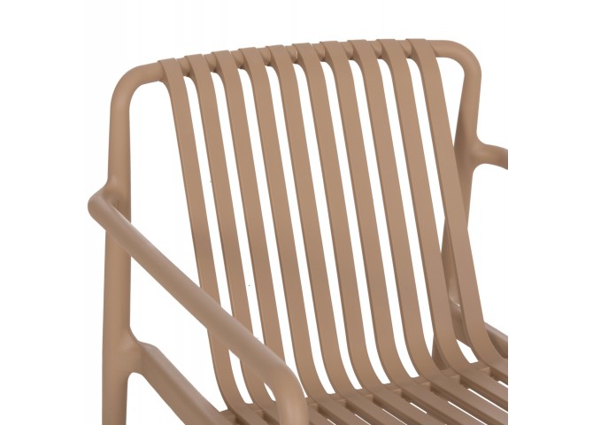 ΠΟΛΥΘΡΟΝΑ LOUNGE ΕΞΩΤ.ΧΩΡΟΥ MALEN HM6626.04 ΚΑΠΟΥΤΣΙΝΟ ΠΟΛΥΠΡΟΠΥΛΕΝΙΟ 66x77x76Υεκ