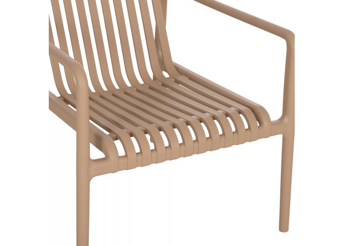 ΠΟΛΥΘΡΟΝΑ LOUNGE ΕΞΩΤ.ΧΩΡΟΥ MALEN HM6626.04 ΚΑΠΟΥΤΣΙΝΟ ΠΟΛΥΠΡΟΠΥΛΕΝΙΟ 66x77x76Υεκ
