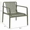 ΠΟΛΥΘΡΟΝΑ LOUNGE ΕΞΩΤ.ΧΩΡΟΥ MALEN HM6626.05 OLIVE GREEN ΠΟΛΥΠΡΟΠΥΛΕΝΙΟ 66x77x76Υεκ