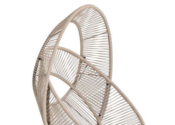 ΠΟΛΥΘΡΟΝΑ-ΦΩΛΙΑ RULER HM6506.02 ΜΟΚΑ ΜΕΤΑΛΛΟ-P.E.RATTAN--ΓΚΡΙ ΜΑΞΙΛΑΡΙΑ 90x85x149Υεκ