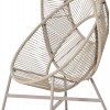 ΠΟΛΥΘΡΟΝΑ-ΦΩΛΙΑ RULER HM6506.02 ΜΟΚΑ ΜΕΤΑΛΛΟ-P.E.RATTAN--ΓΚΡΙ ΜΑΞΙΛΑΡΙΑ 90x85x149Υεκ