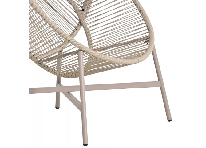 ΠΟΛΥΘΡΟΝΑ-ΦΩΛΙΑ RULER HM6506.02 ΜΟΚΑ ΜΕΤΑΛΛΟ-P.E.RATTAN--ΓΚΡΙ ΜΑΞΙΛΑΡΙΑ 90x85x149Υεκ
