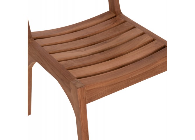 ΚΑΡΕΚΛΑ ΕΞΩΤ.ΧΩΡΟΥ PAVEL HM6615 ΞΥΛΟ TEAK--ΦΥΣΙΚΟ ΧΡΩΜΑ 46x54x78Υεκ.