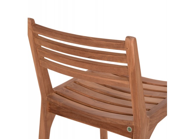 ΚΑΡΕΚΛΑ ΕΞΩΤ.ΧΩΡΟΥ PAVEL HM6615 ΞΥΛΟ TEAK--ΦΥΣΙΚΟ ΧΡΩΜΑ 46x54x78Υεκ.