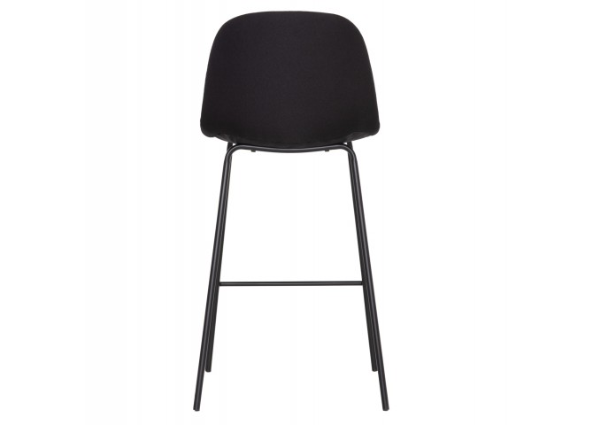 ΣΚΑΜΠΟ ΜΠΑΡ VINCENT HM9298.24 ΜΕΣΑΙΟΥ ΥΨΟΥΣ-ΜΑΥΡΟ ΥΦΑΣΜΑ-ΜΕΤΑΛΛΙΚΑ ΠΟΔΙΑ 43x50x92,5Υεκ