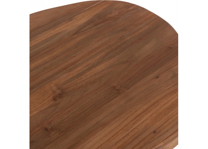 ΒΟΗΘΗΤΙΚΟ ΤΡΑΠΕΖΙ AIDA HM4692.01 FIBER CEMENT ΜΑΥΡΟ--ΞΥΛΟ TEAK TOP 47x60x59Υεκ