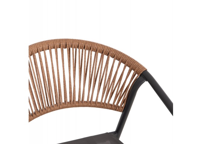 ΣΕΤ ΤΡΑΠΕΖΑΡΙΑΣ 5ΤΜΧ ADAM HM10727.01 ΚΑΡΕΚΛΕΣ ΜΕΤΑΛΛΙΚΕΣ & ΤΡΑΠΕΖΙ 110x60εκ ΓΚΡΙ