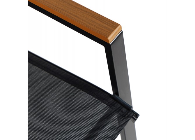 ΣΕΤ ΤΡΑΠΕΖΑΡΙΑΣ 5ΤΜΧ BRUNO HM10729.03 ΚΑΡΕΚΛΕΣ ΜΕΤΑΛΛΙΚΕΣ & ΤΡΑΠΕΖΙ 150x90εκ ΜΑΥΡΟ