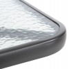 ΣΕΤ ΤΡΑΠΕΖΑΡΙΑΣ 3ΤΜΧ FIGO HM10730.01-- 2 ΚΑΡΕΚΛΕΣ & ΤΕΤΡΑΓΩΝΟ ΤΡΑΠΕΖΙ 70x70εκ ΓΚΡΙ