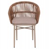 ΠΟΛΥΘΡΟΝΑ ΑΛΟΥΜΙΝΙΟΥ ORIN HM6265.03 ΚΑΠΟΥΤΣΙΝΟ- P.E.RATTAN ΣΕ ΦΥΣΙΚΟ 58x61x75Υεκ.