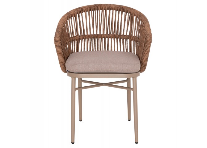 ΠΟΛΥΘΡΟΝΑ ΑΛΟΥΜΙΝΙΟΥ ORIN HM6265.03 ΚΑΠΟΥΤΣΙΝΟ- P.E.RATTAN ΣΕ ΦΥΣΙΚΟ 58x61x75Υεκ.