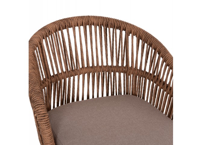 ΠΟΛΥΘΡΟΝΑ ΑΛΟΥΜΙΝΙΟΥ ORIN HM6265.03 ΚΑΠΟΥΤΣΙΝΟ- P.E.RATTAN ΣΕ ΦΥΣΙΚΟ 58x61x75Υεκ.
