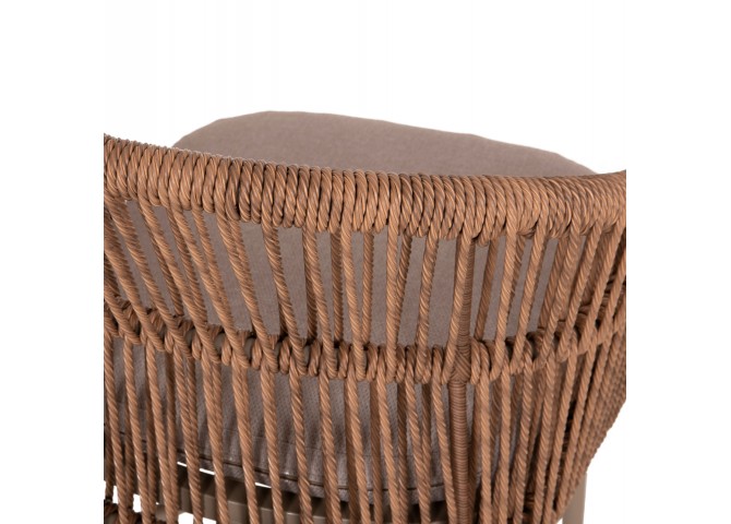 ΠΟΛΥΘΡΟΝΑ ΑΛΟΥΜΙΝΙΟΥ ORIN HM6265.03 ΚΑΠΟΥΤΣΙΝΟ- P.E.RATTAN ΣΕ ΦΥΣΙΚΟ 58x61x75Υεκ.