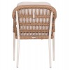 ΠΟΛΥΘΡΟΝΑ BOXER HM6556.02 ΑΛΟΥΜΙΝΙΟ & ΜΑΞΙΛΑΡΙΑ ΜΠΕΖ-TWIST WICKER 61x59x78,5Yεκ