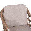 ΠΟΛΥΘΡΟΝΑ BOXER HM6556.02 ΑΛΟΥΜΙΝΙΟ & ΜΑΞΙΛΑΡΙΑ ΜΠΕΖ-TWIST WICKER 61x59x78,5Yεκ